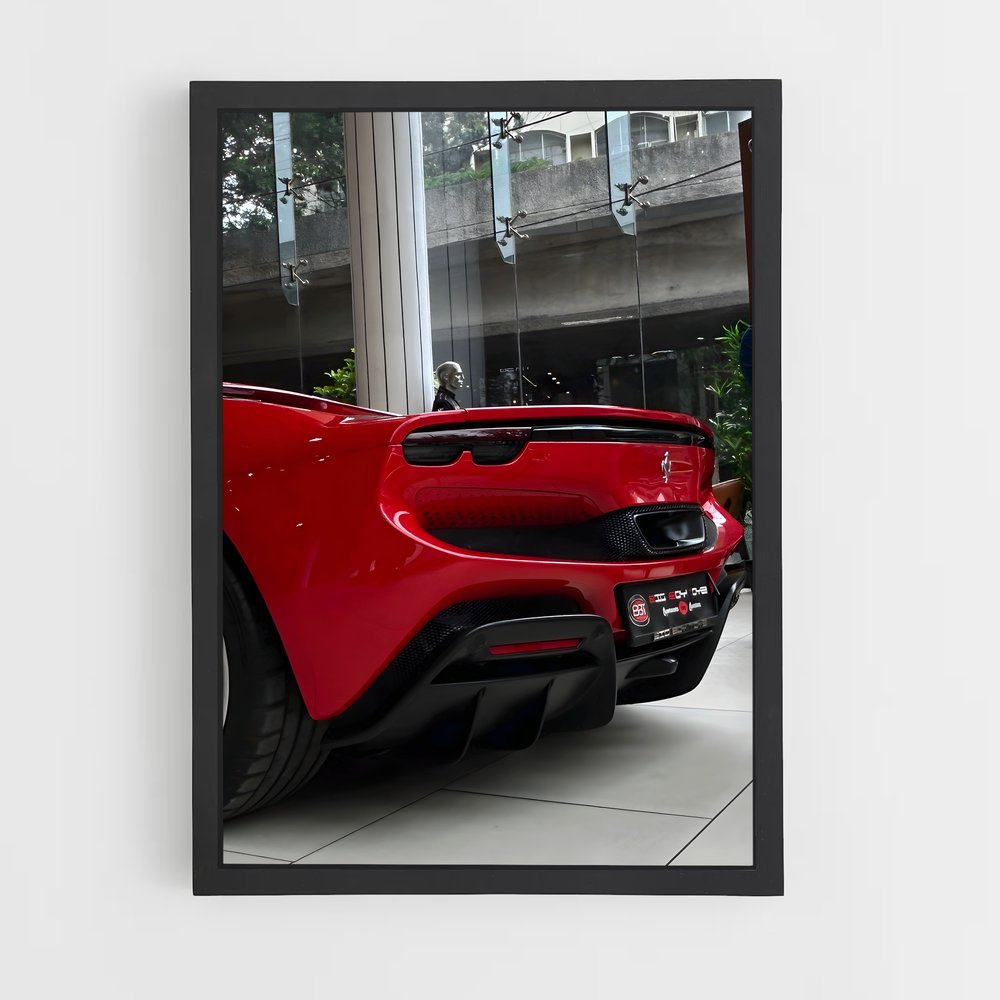 Poster gtb de middle – affiche Ferrari (vue 2)
